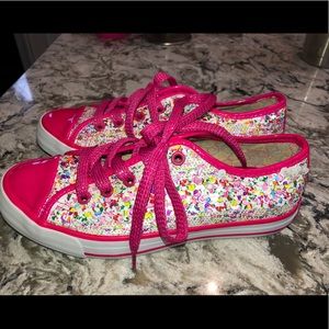 Brand new sequin “converse” like shoes